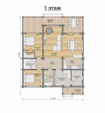 Дом из клееного бруса VZ-408